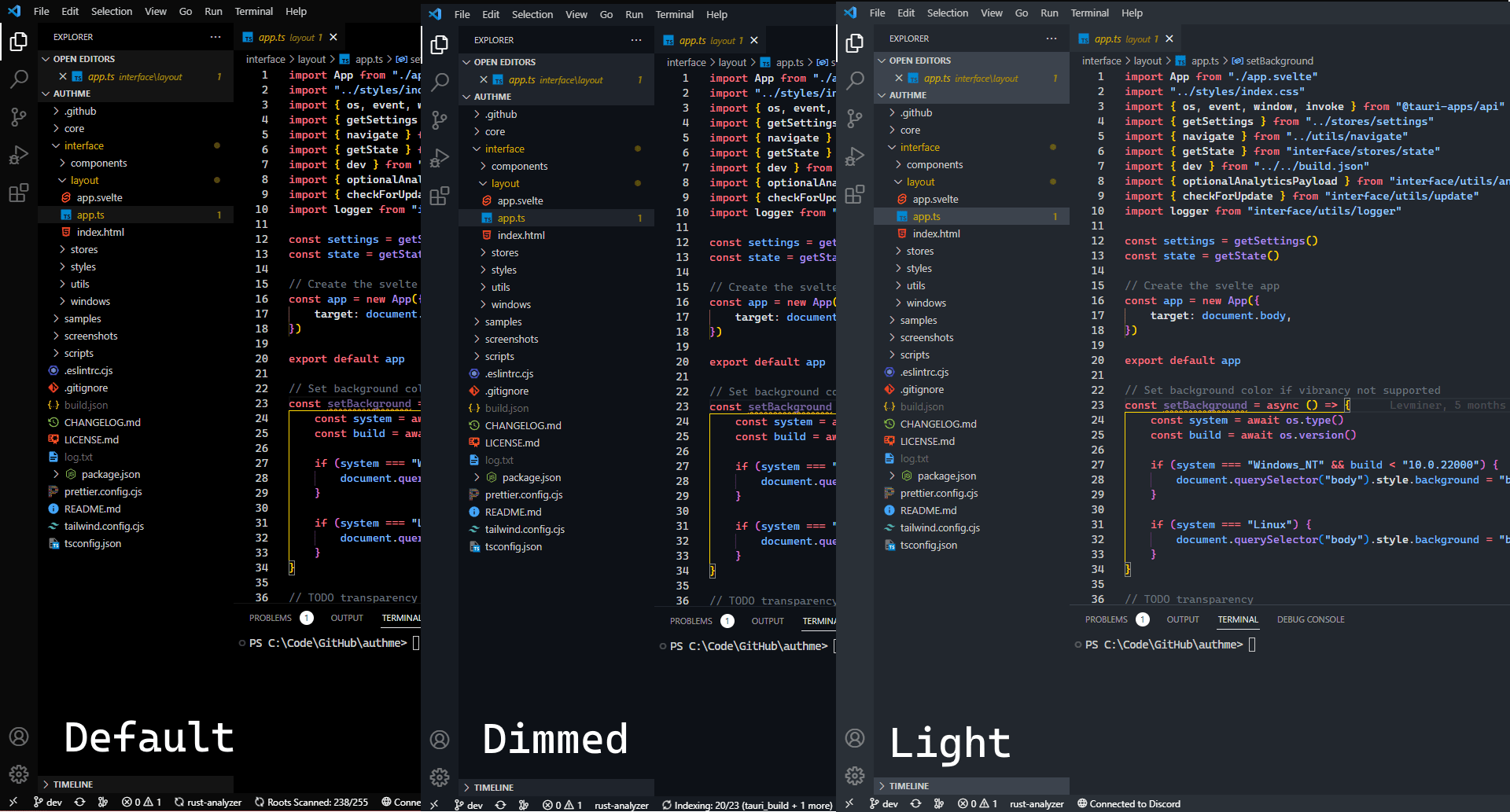 GitHub Levminer/000000 A black Visual Studio Code theme with GitHub
