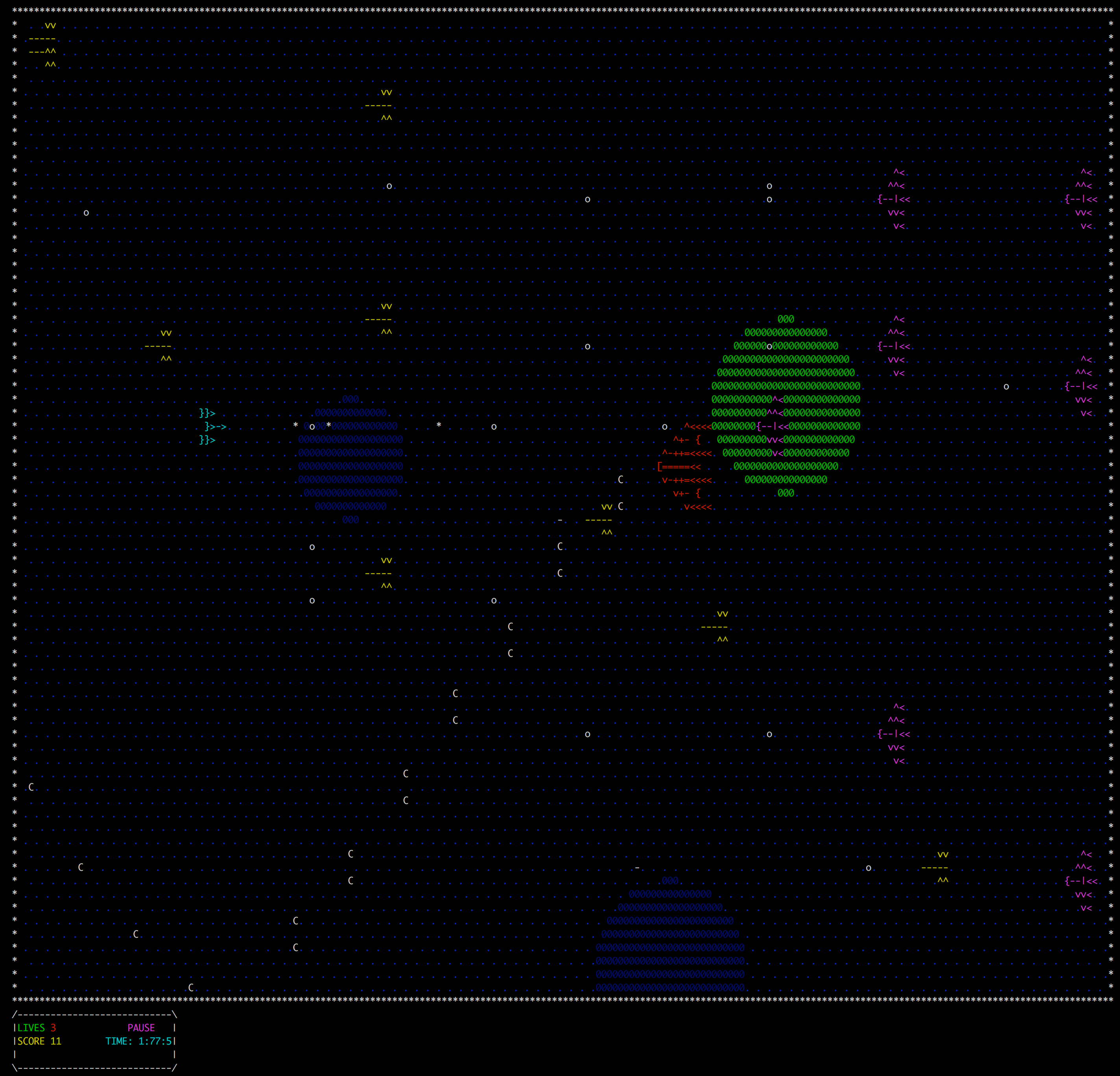 GitHub LlimaV10/rush00_CPP_pool A small game in the terminal on