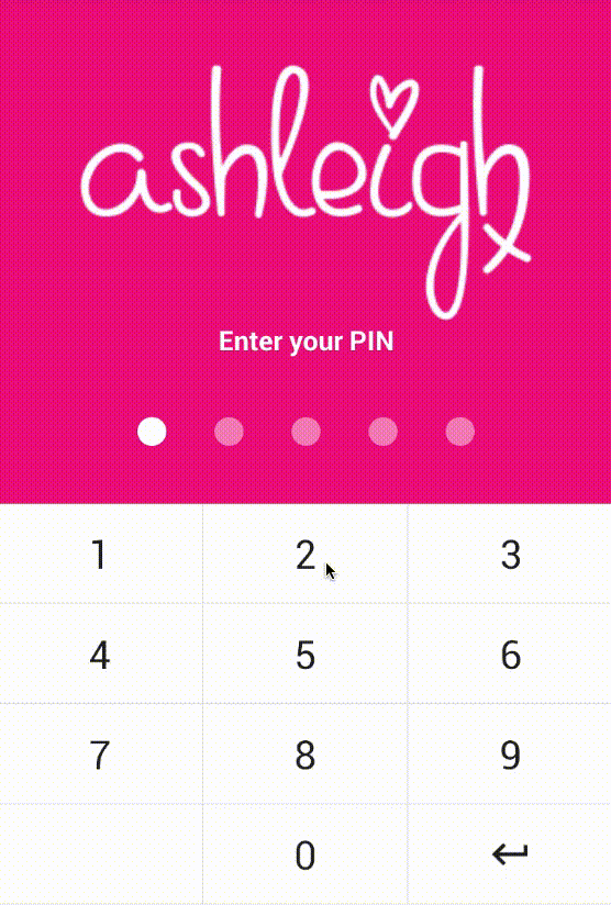 A highly interactive and customisable PIN code screen for React Native