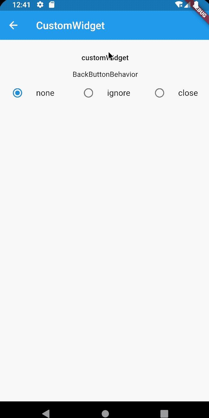 Flutter Toast FlutterCore