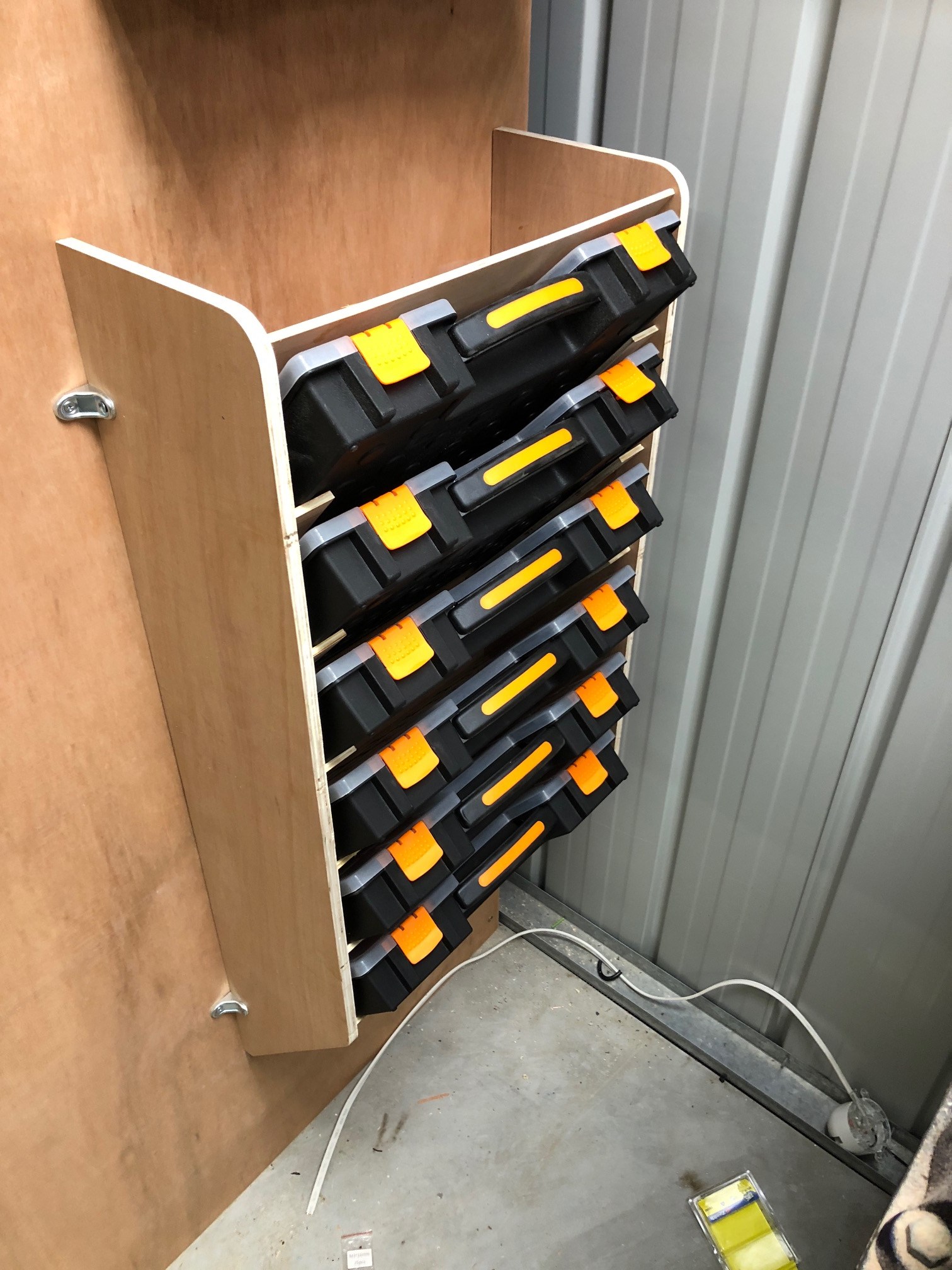 Storage Rack for Plastic Organisers
