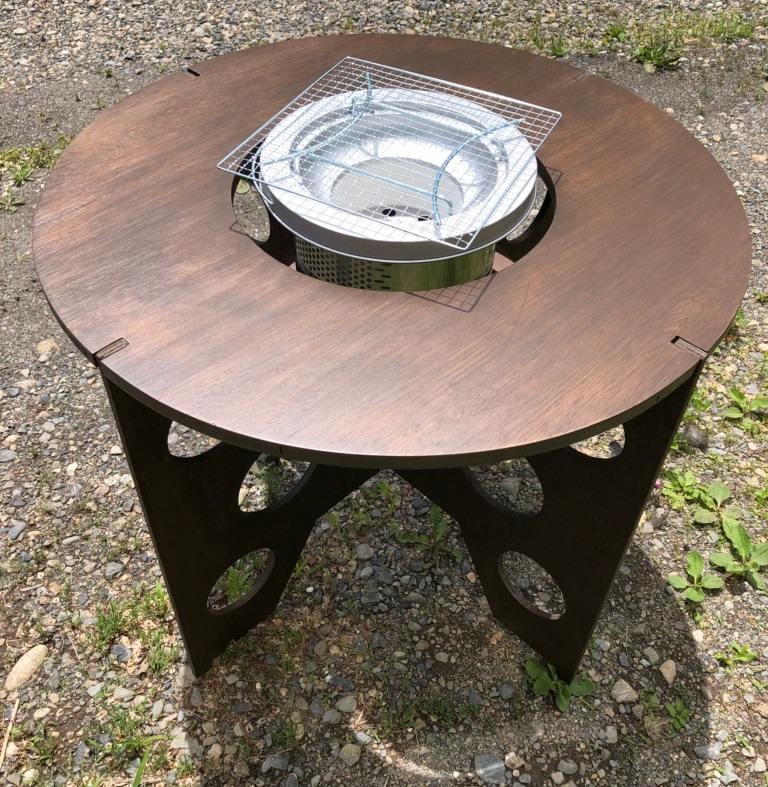 small BBQ table