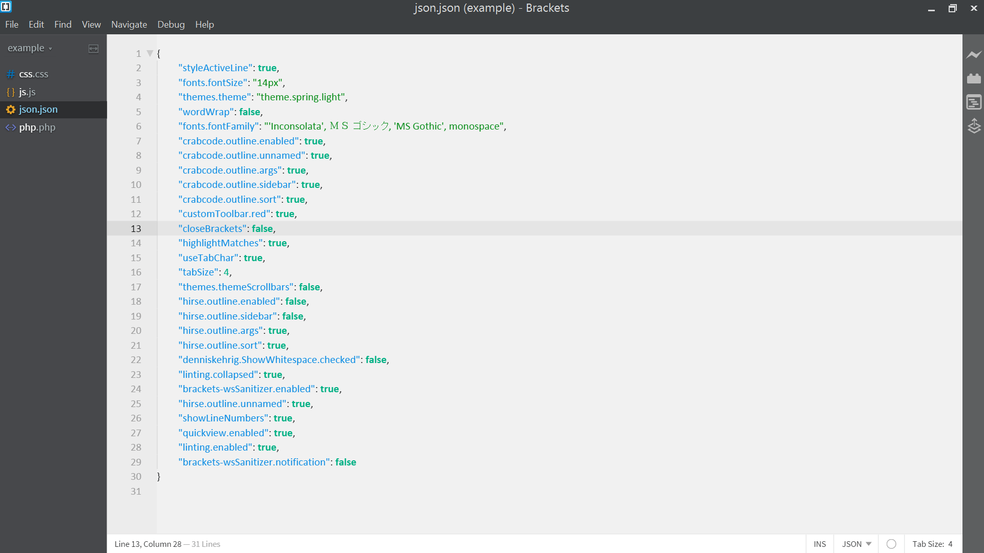 GitHub MerryPanda/bracketsthemespringlight light theme for adobe