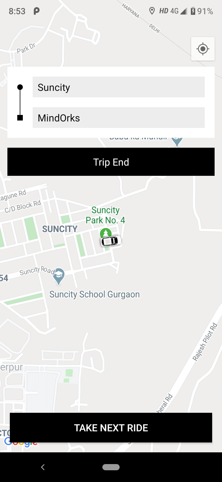 RideSharing Uber Lyft Android App