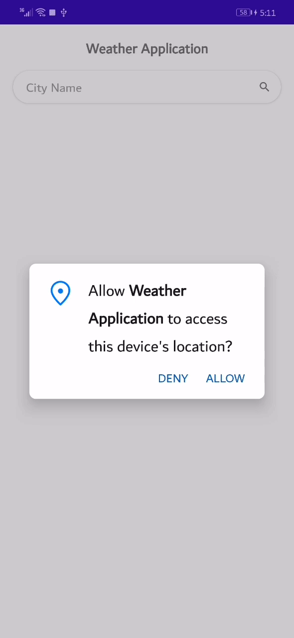 Weather application built with kotlin