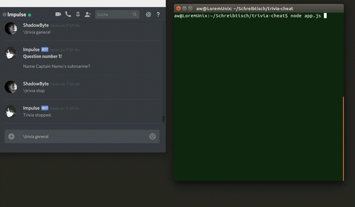 GitHub NullDev/DiscordTriviaCheat A Discord SelfBot to cheat at