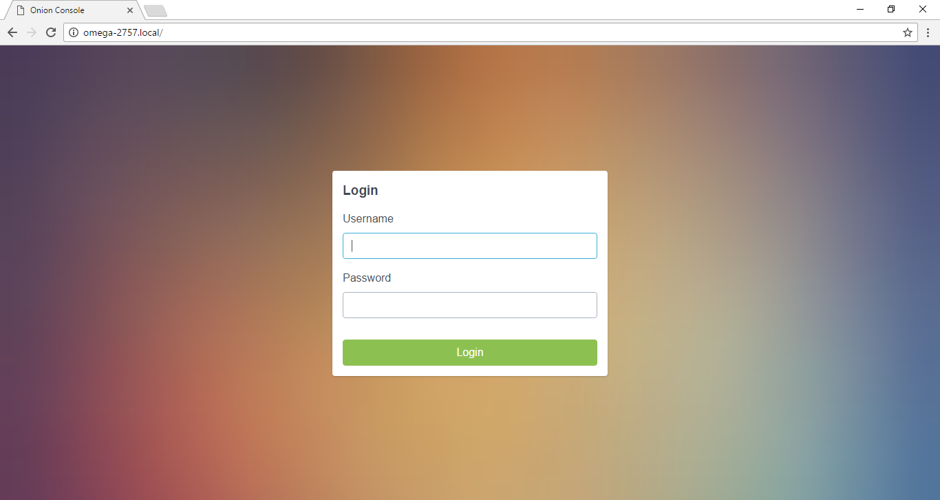 Installing the Console Onion Omega2 Documentation