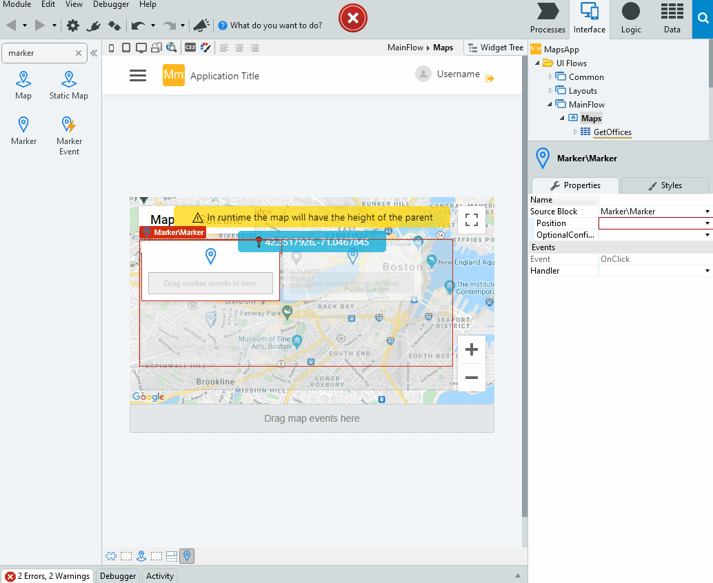 In the map below, you can check this example implemented.