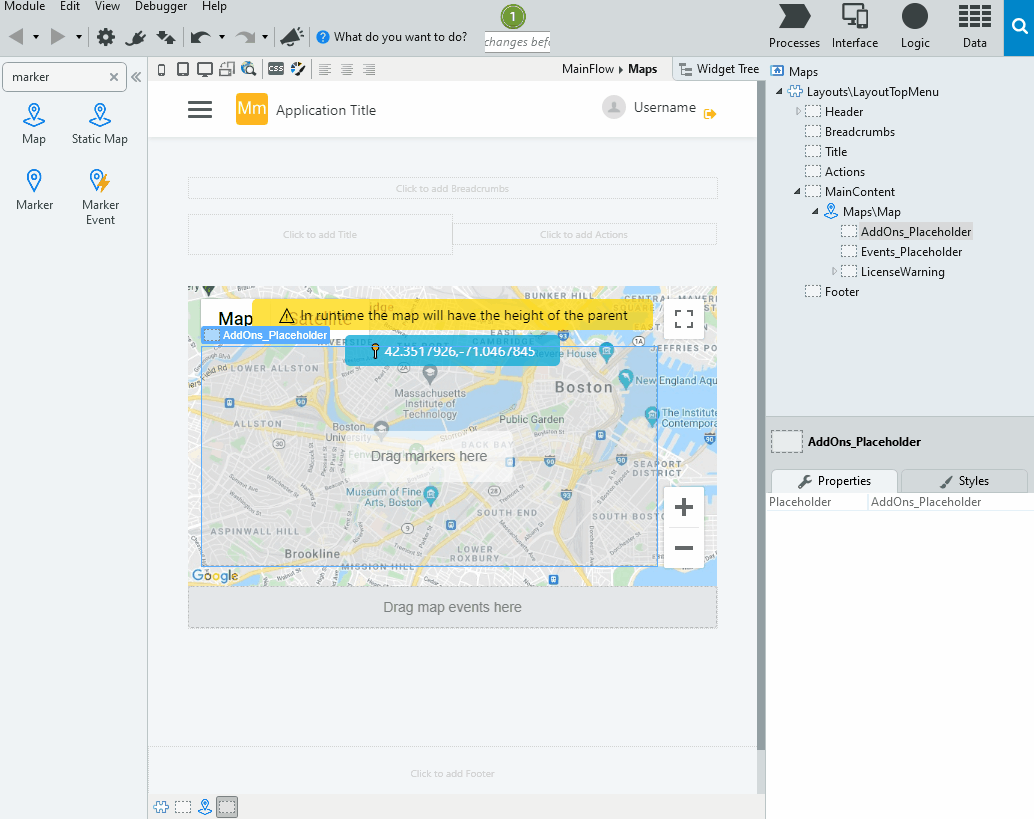 Get draggable marker coordinates