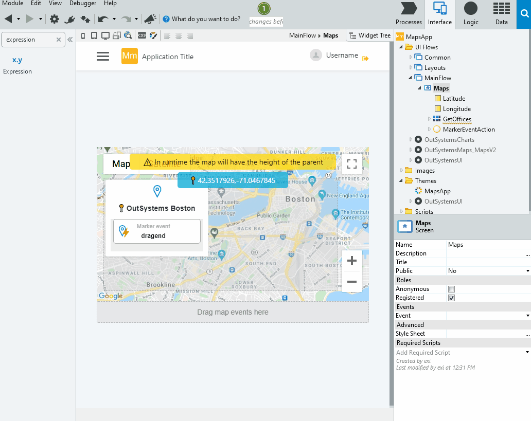 In the map below, you can check this example implemented.