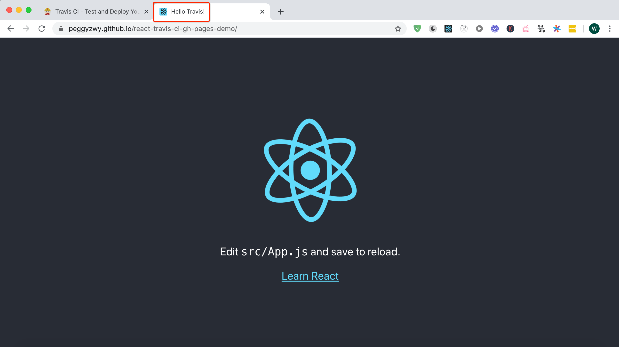 How to Deploy React App to GitHub Pages With Travis CI