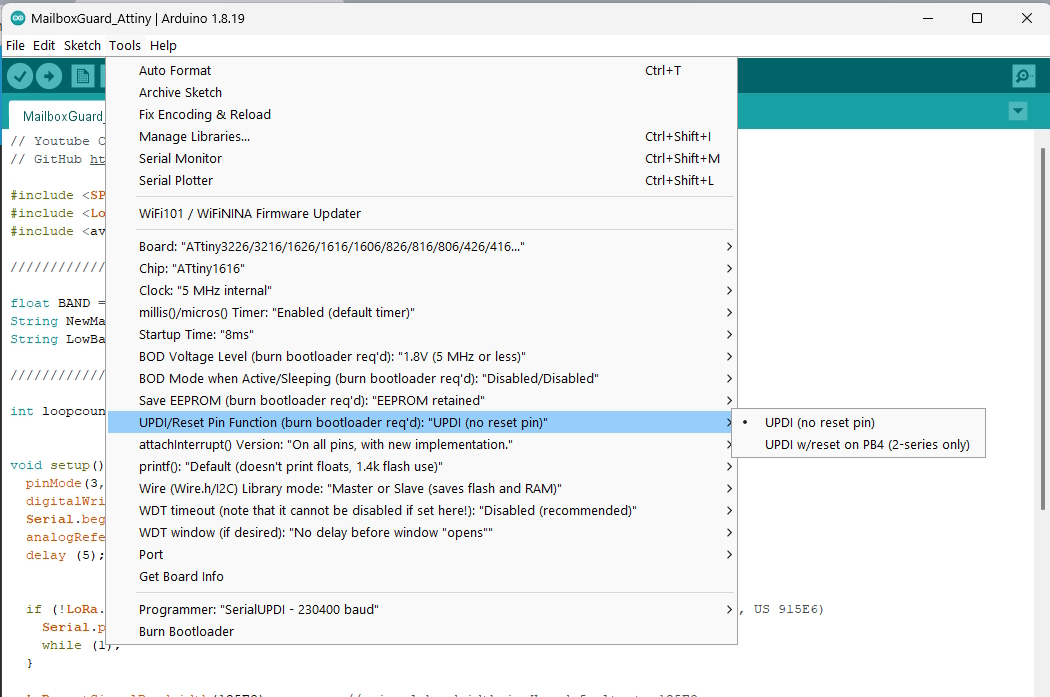 GitHub PricelessToolkit/MailBoxGuard Lora Long Range Mailbox Sensor