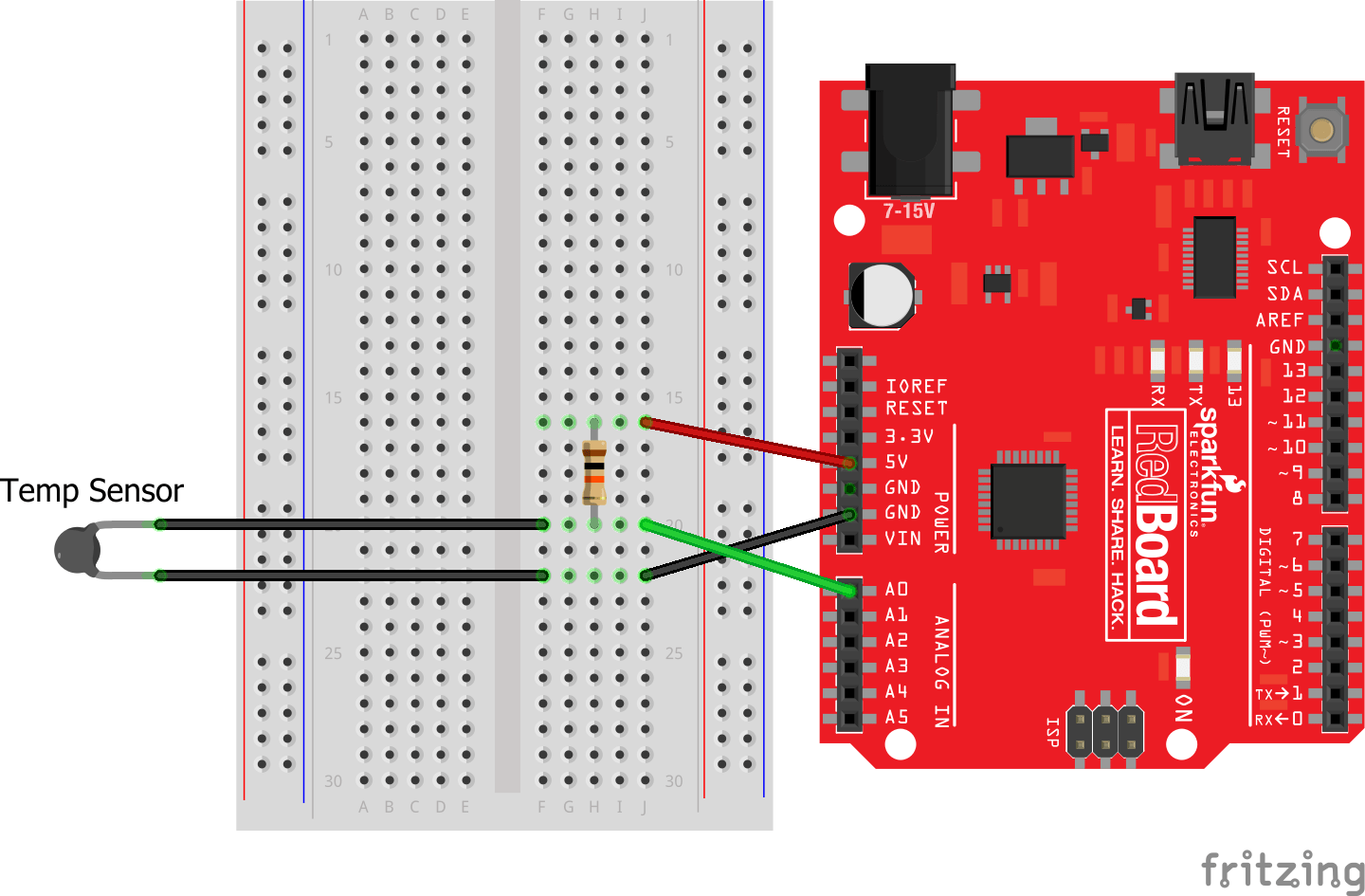 Matlab Temp Sensor