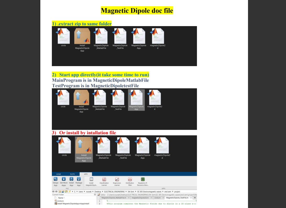 Field Lines 2d MATLAB & GUI Application File Exchange MATLAB Central