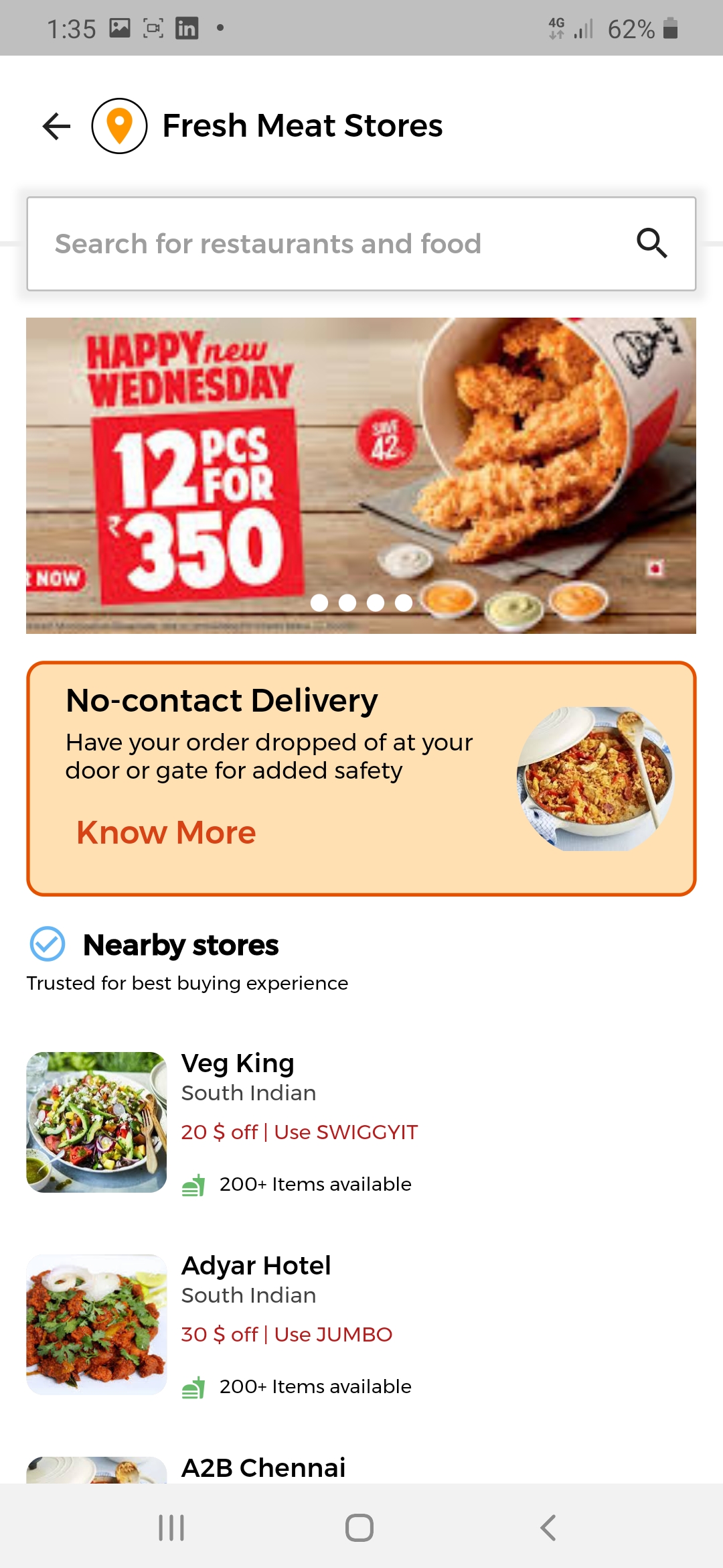 A UI clone of a famous food ordering app called Swiggy built using Flutter