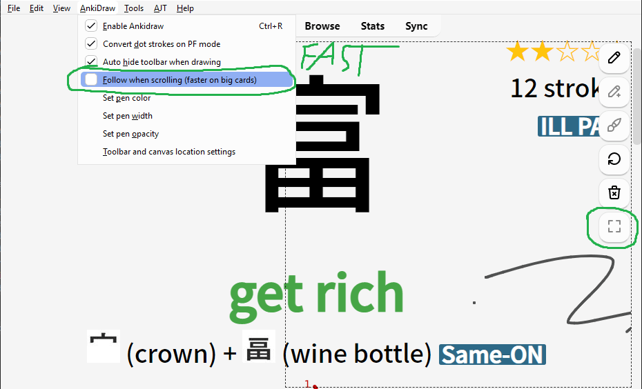 Very slow drawing speeds on cards with a large amount of content
