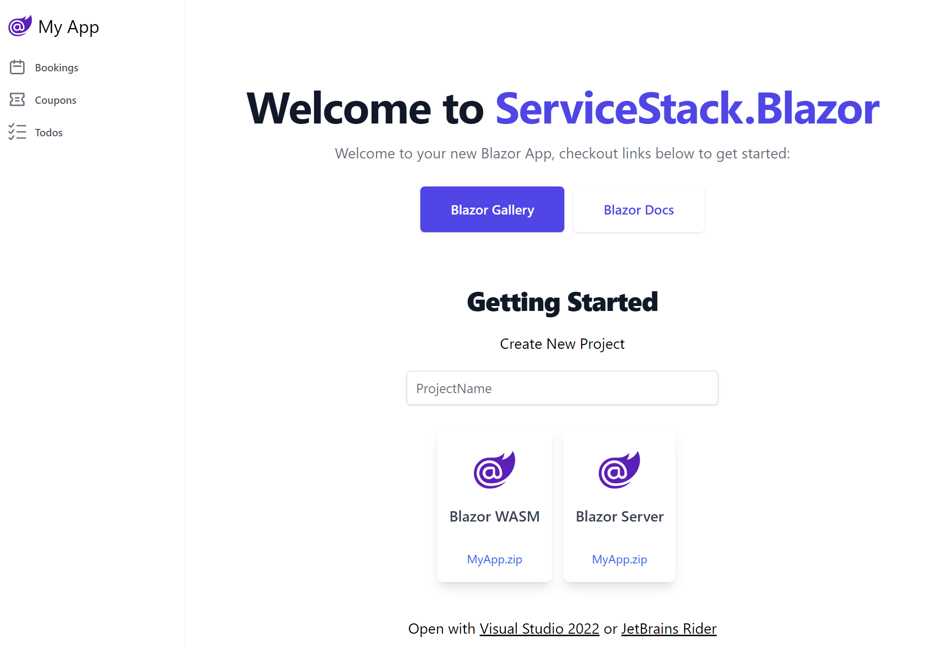 GitHub NetCoreTemplates/blazorserver 6.0 Blazor Server