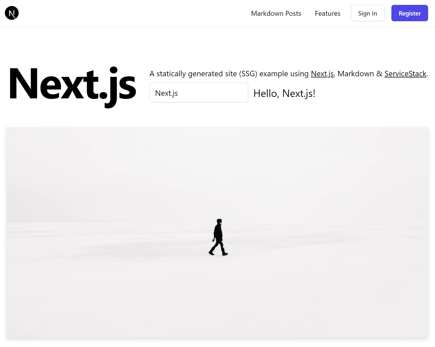 GitHub NetCoreTemplates/nextjs 8 Jamstack Next.js SSG React App