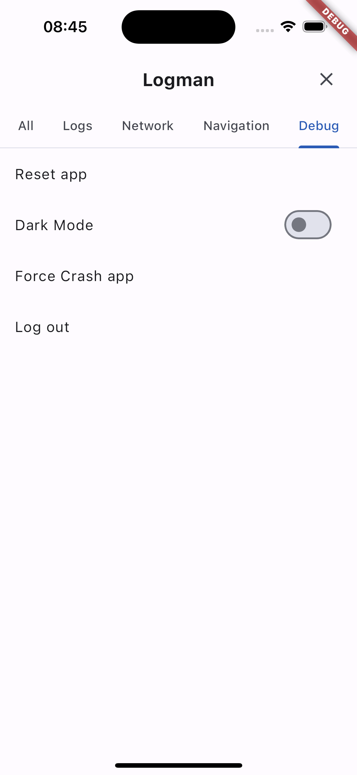 A simple yet powerful logging package for Flutter apps with an