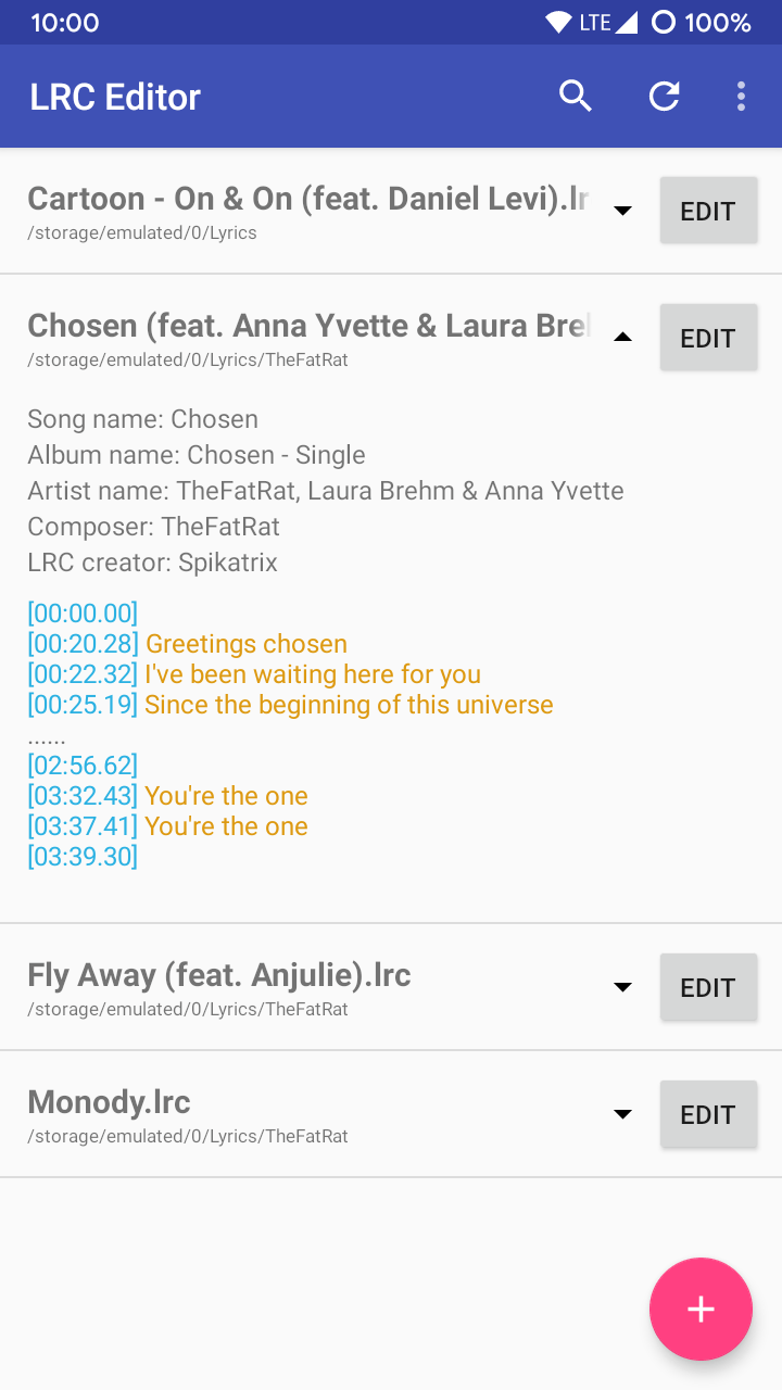 GitHub Spikatrix/LRCEditor An Android App that helps
