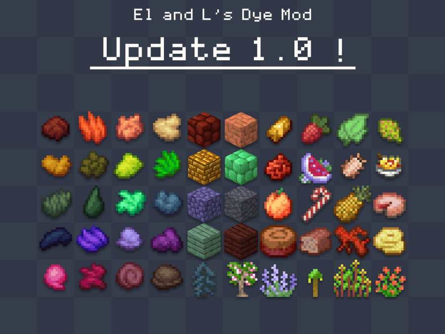 Download El and L's Dyes Minecraft Mods & Modpacks