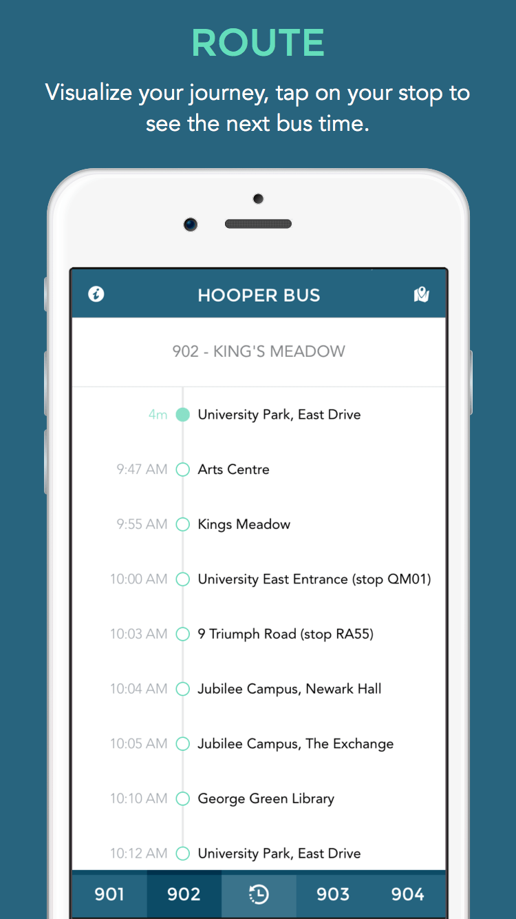 GitHub TosinAF/HopperBusiOS iOS Timetable App for the University of