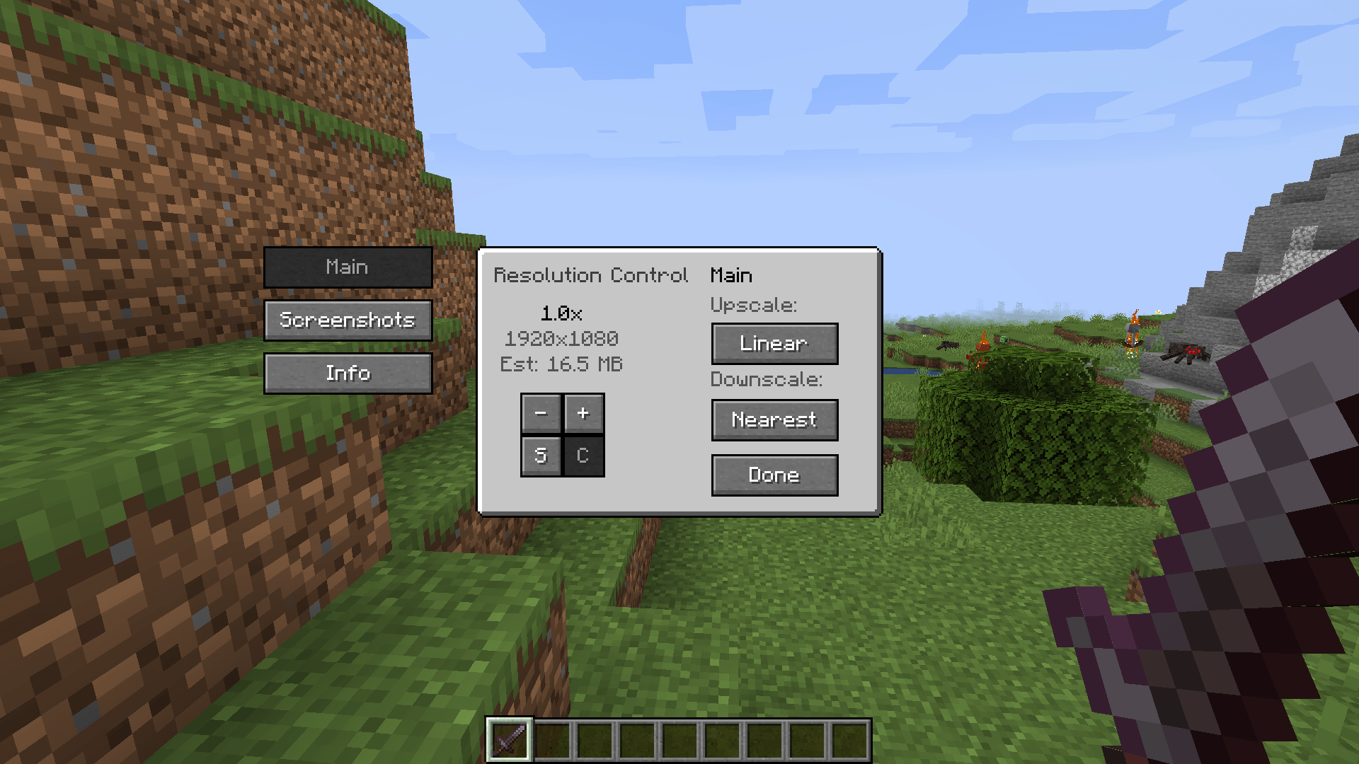 ResolutionControl+ - Minecraft Mods - CurseForge