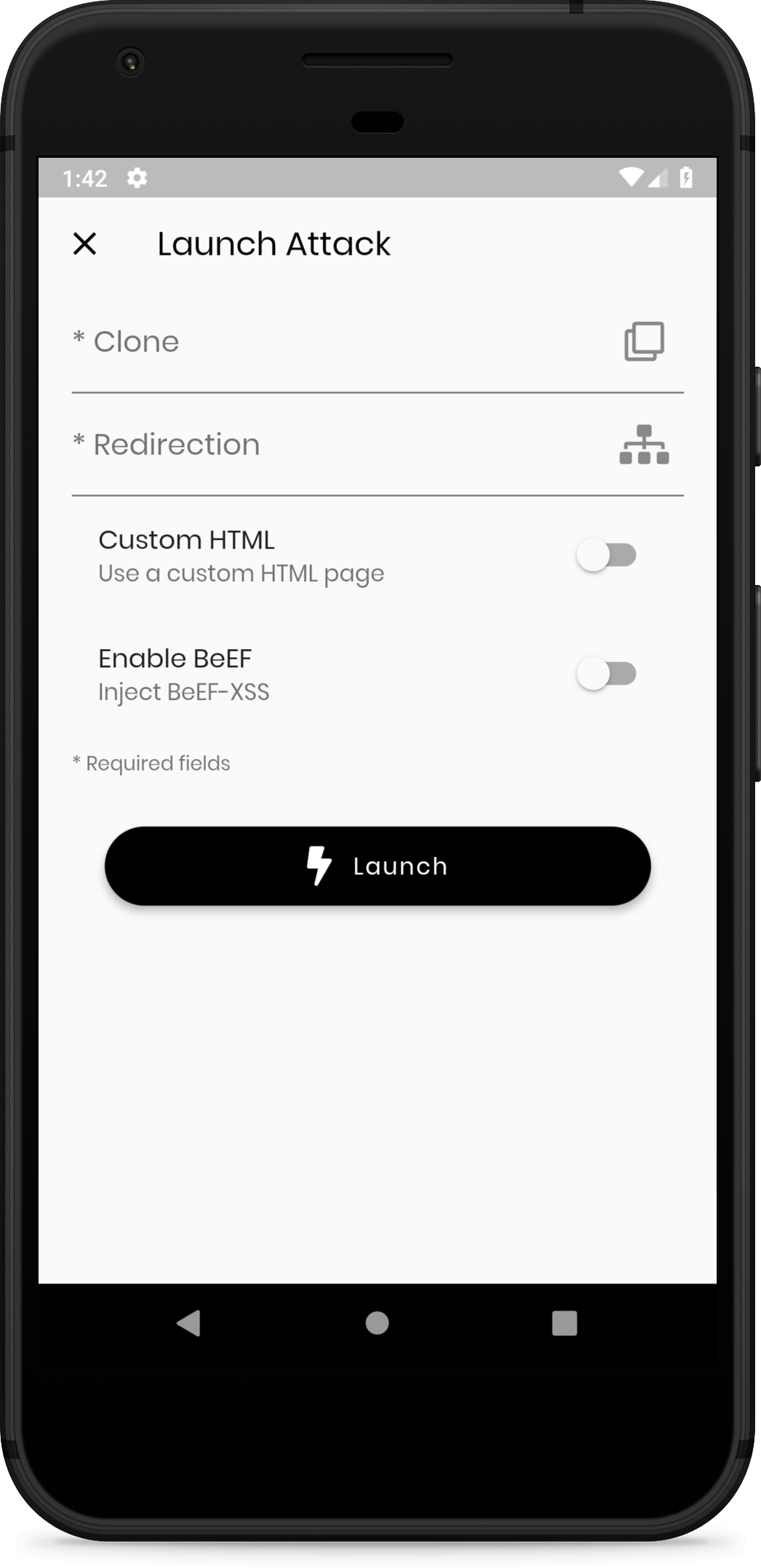 GitHub UndeadSec/SocialFishMobile iphone An app to remote control