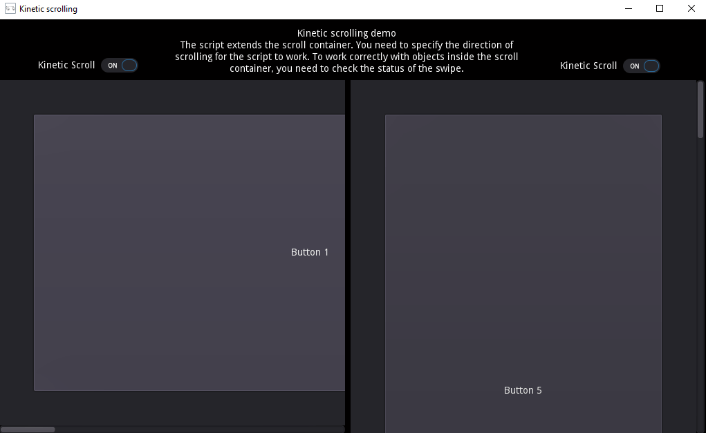 scrolling Godot Asset Library