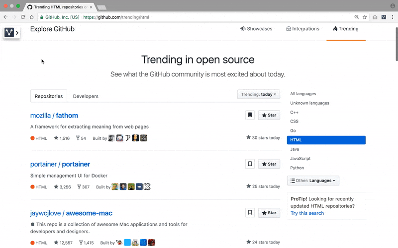 GitHub Save and Organize your favorite