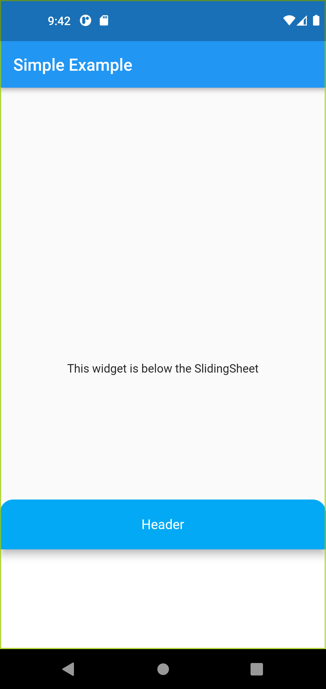 wtf_sliding_sheet Flutter package