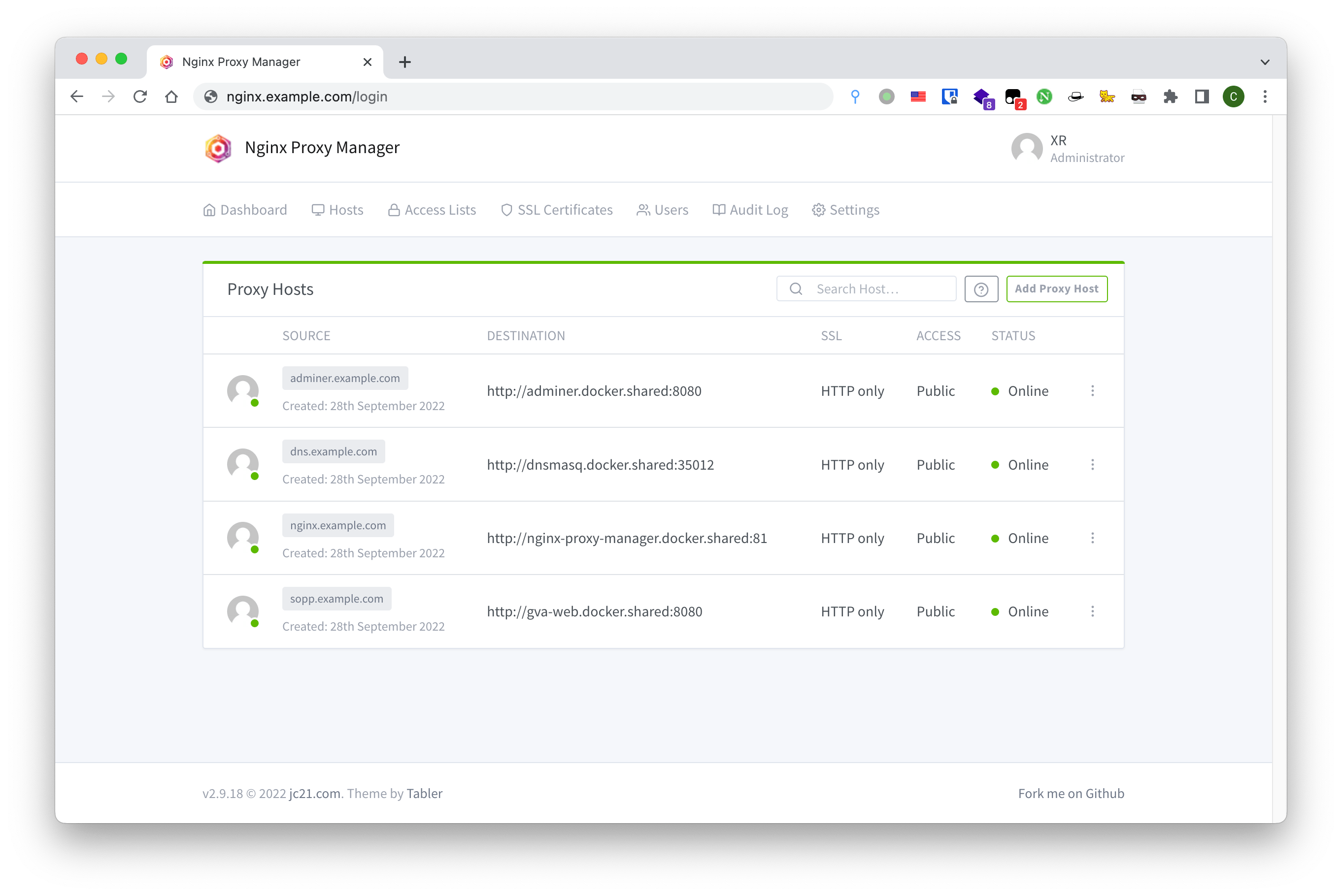 a warehouse [推荐一个仓库] · Issue 2305 · NginxProxyManager/nginx