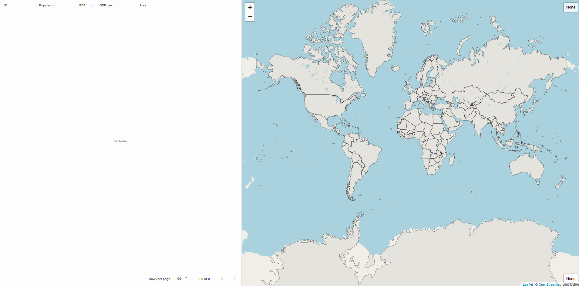 GitHub YulinW/regionselectiondatadisplay MaterialUI React app
