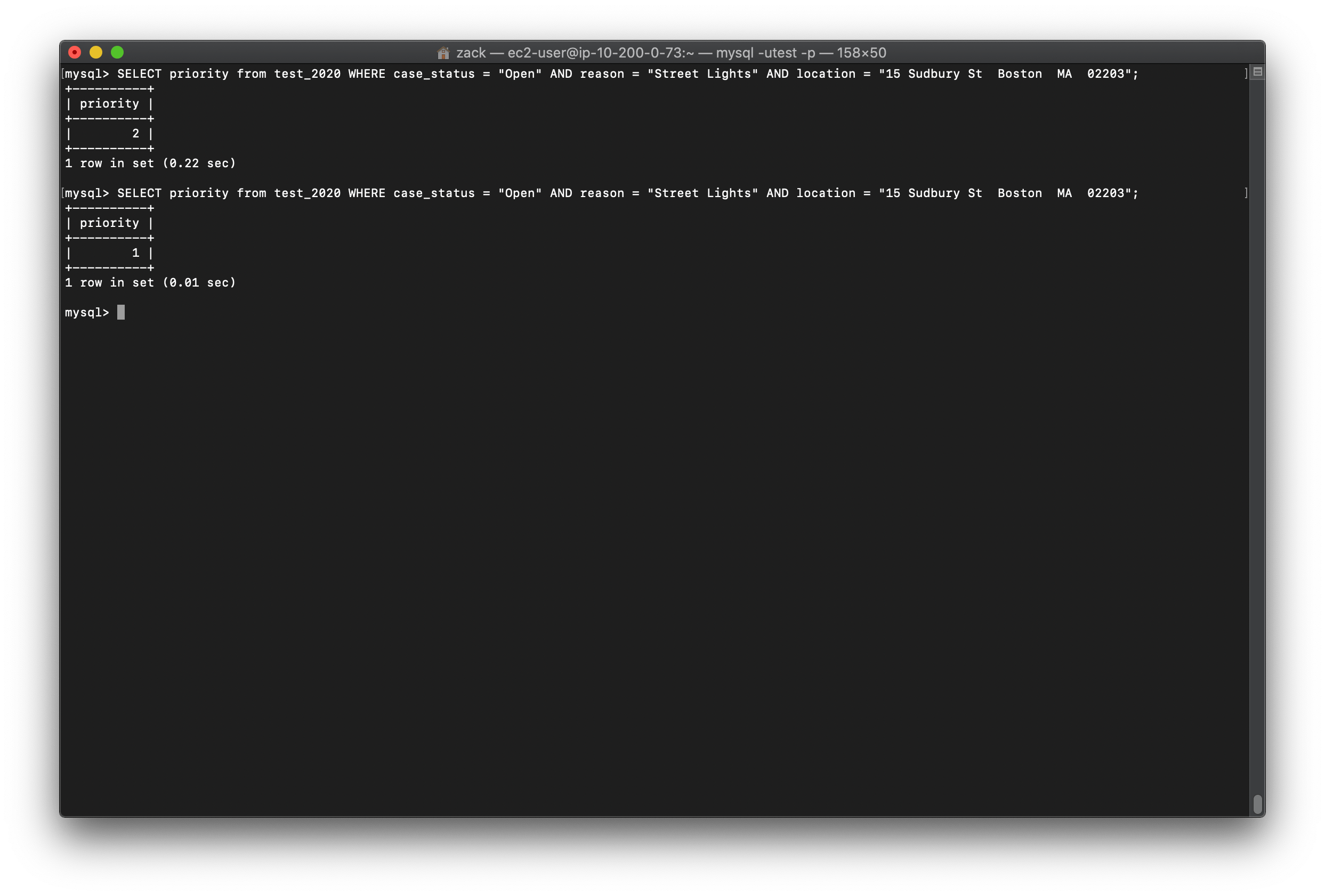 Python MySQL Zacks Blog