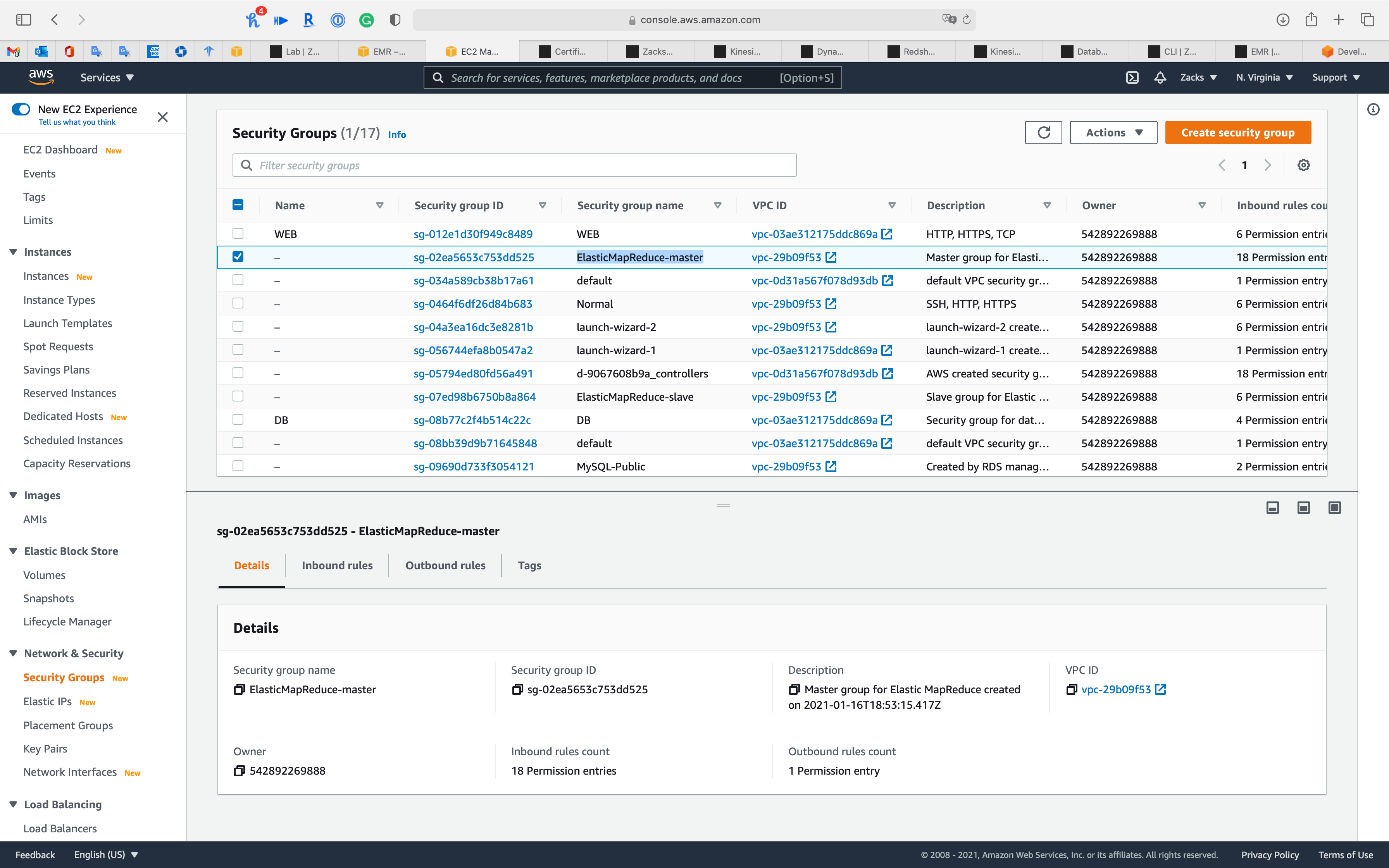 AWS EMR Lab Zacks Blog