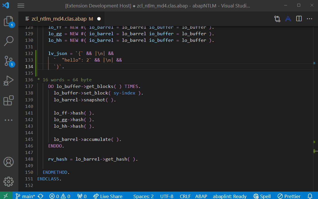 GitHub abaplint/vscodeabapjsoneditor Edit JSON embedded in ABAP