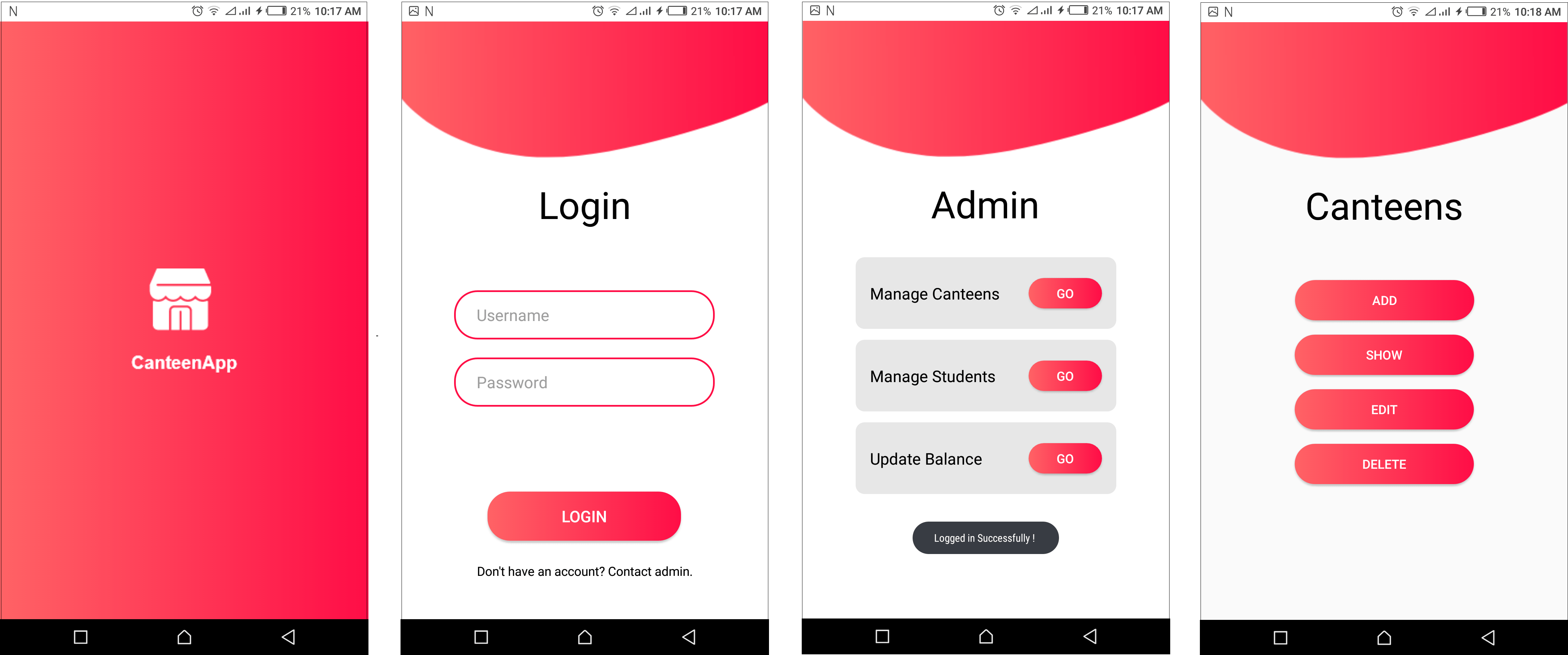 GitHub abbasZah/CanteenApp Android Java Project for management of Canteens, Students (Android