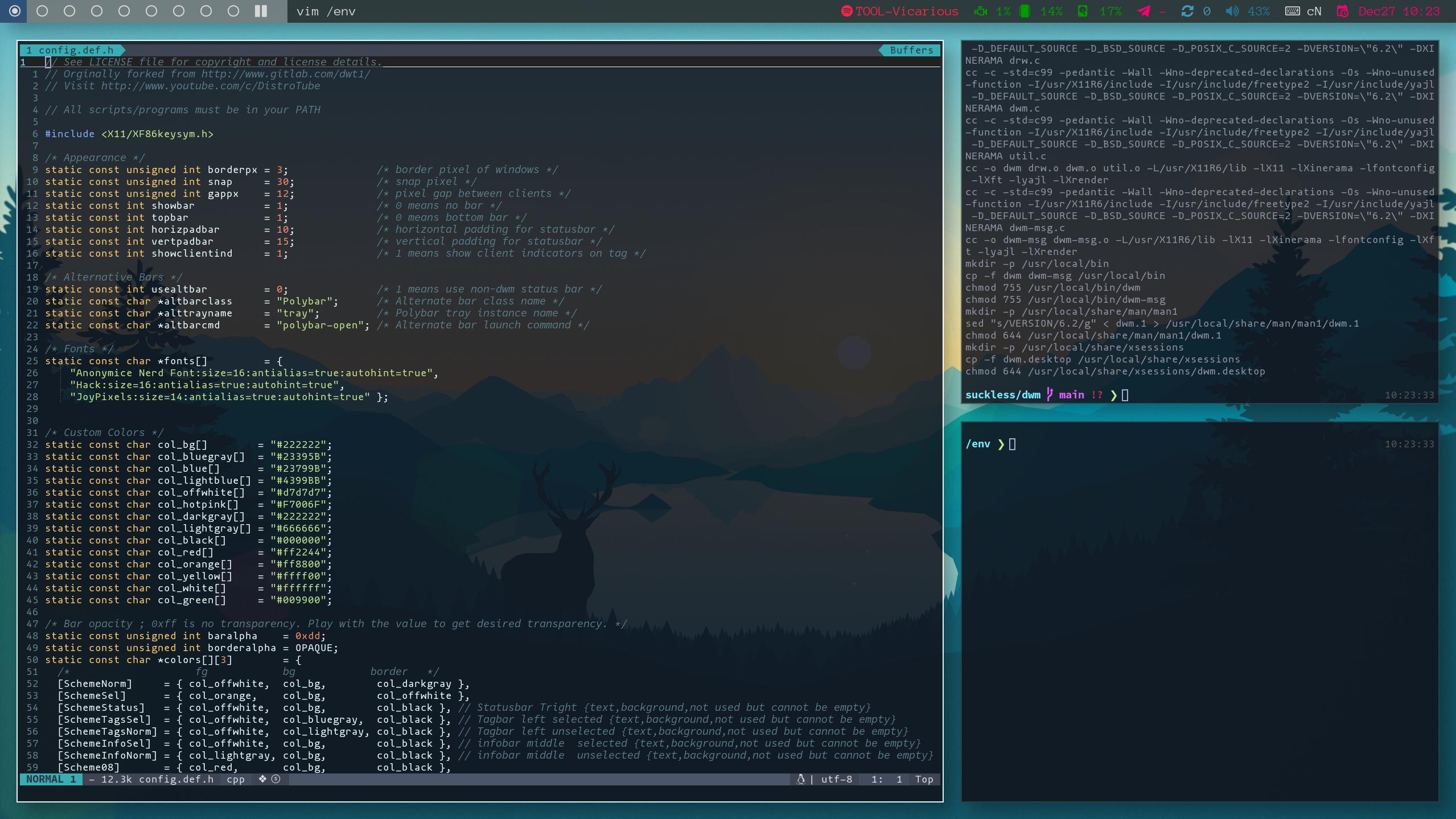 GitHub abbsi/suckless My DWM and suckless tools setup