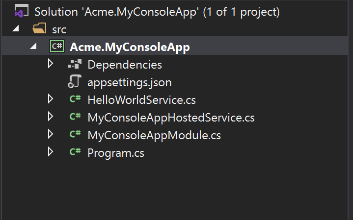 Startup Templates/Console ABP Documentation Startup Templates/Console ABP Documentation