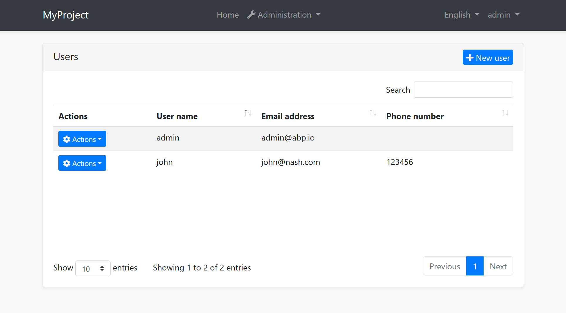 Documentation Center ABP.IO