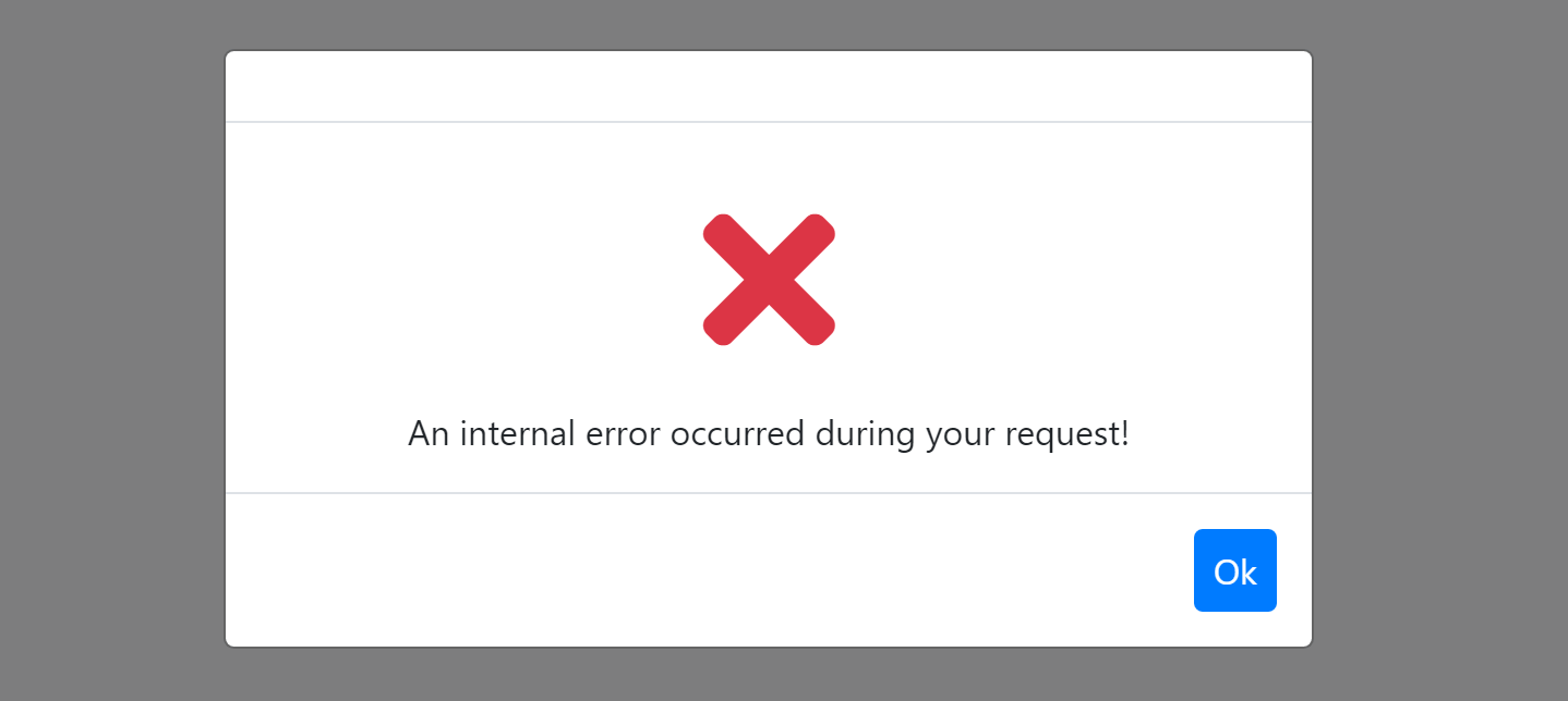 UI/Blazor/Error Handling Documentation Center ABP.IO