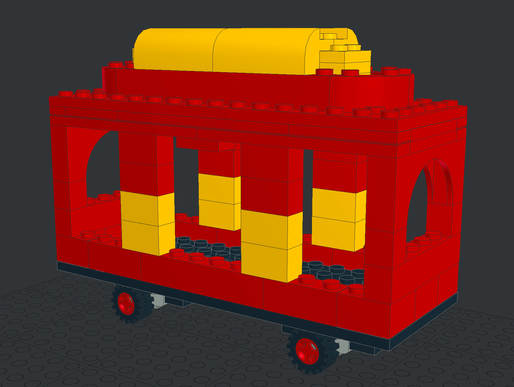 GitHub accymk/LegoDanielTigerTrolley Model and instructions to build a Lego Daniel Tiger