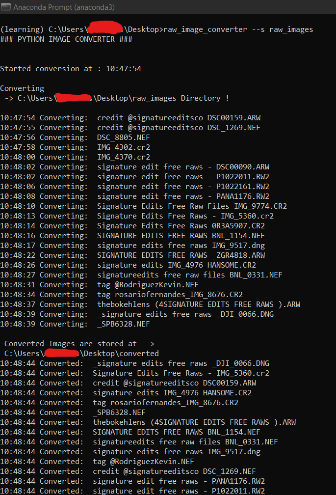 Python Image Converter PythonImageConverter
