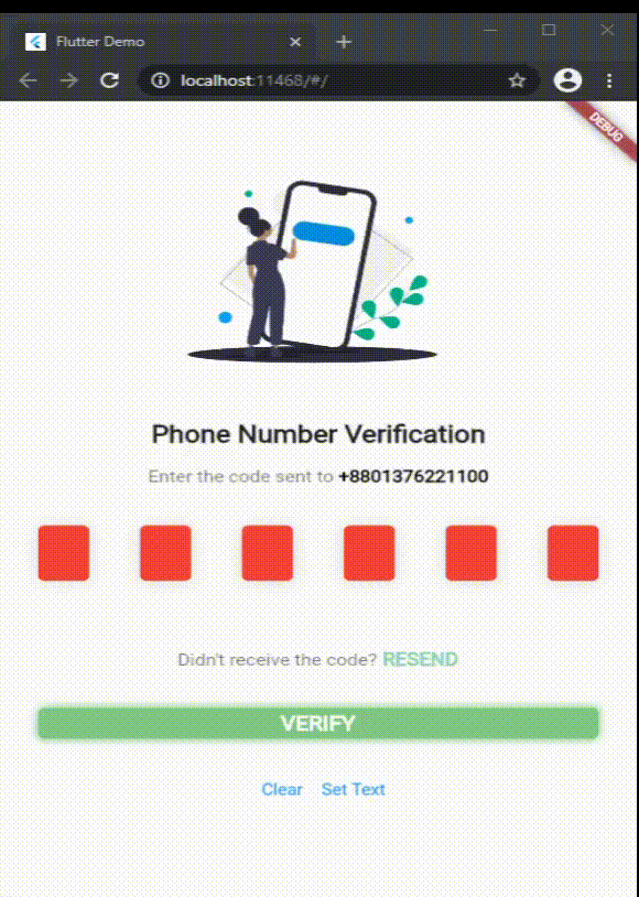 pin_code_fields Flutter package