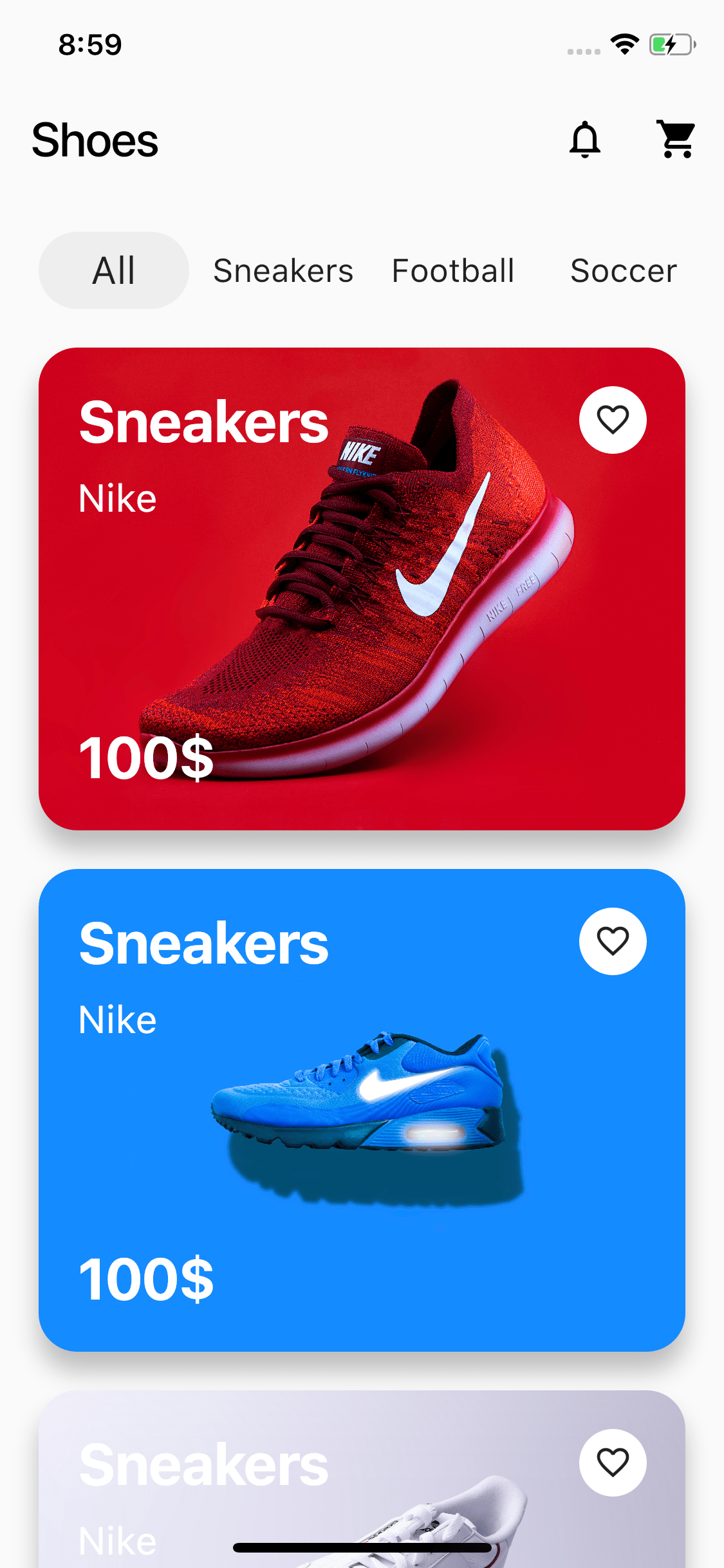 Alternatives and detailed information of Flutter Shoes Shop App
