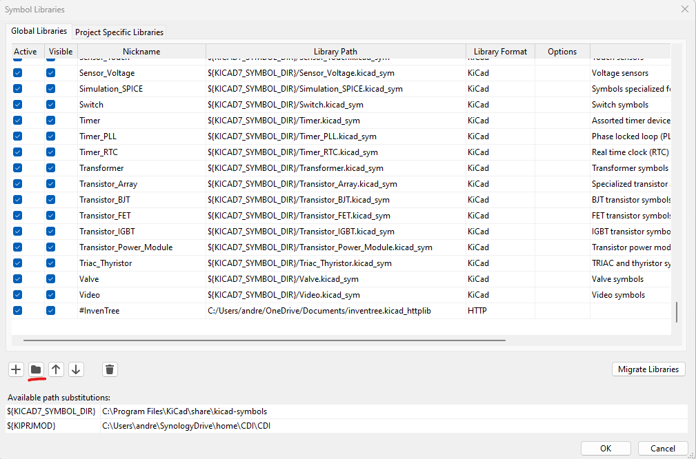 GitHub afkiwers/inventree_kicad KiCad EDA conform API endpoint for