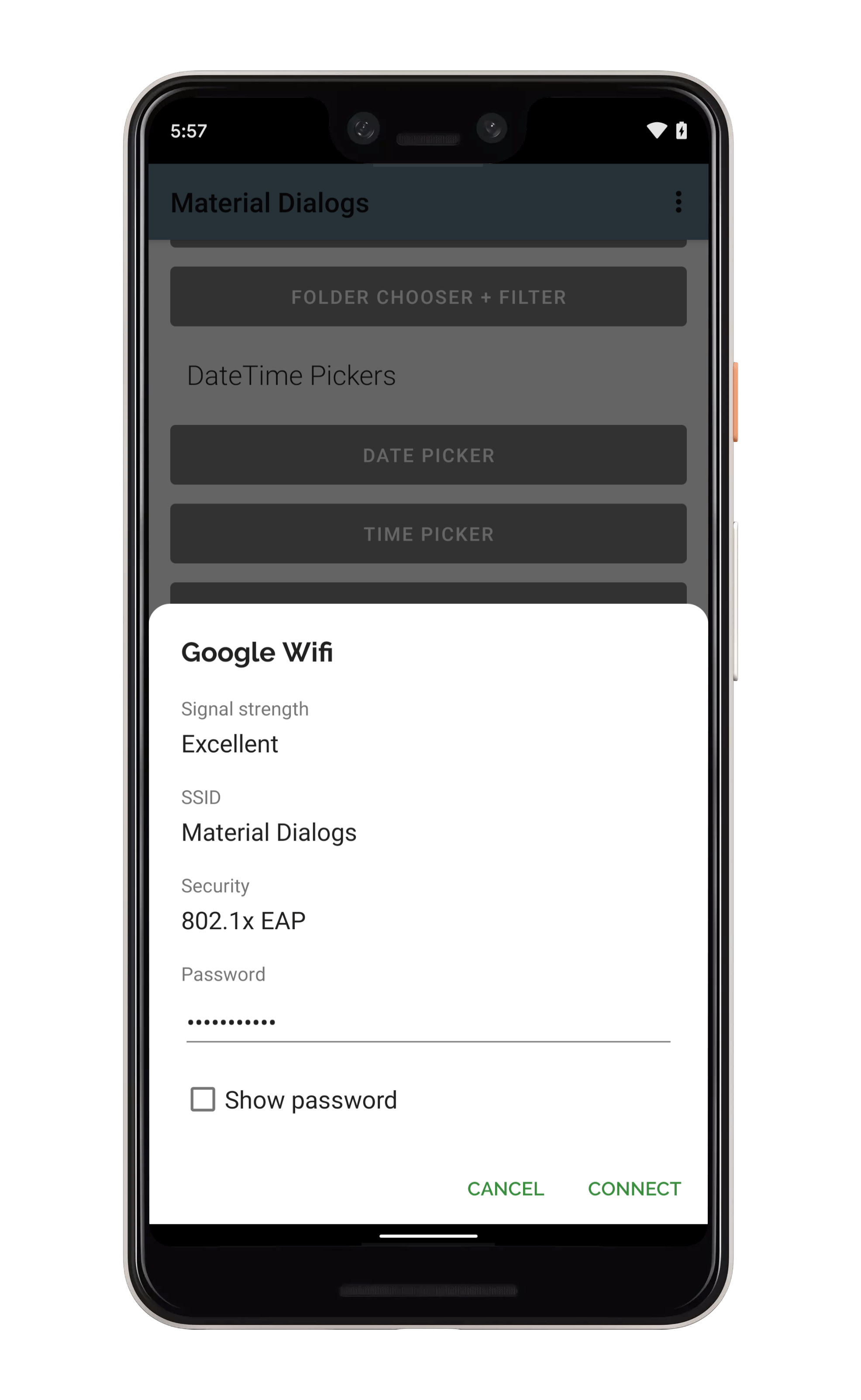 materialdialogs 各种 material 风格的 dialog。 漂亮 codeKK AndroidOpen Source