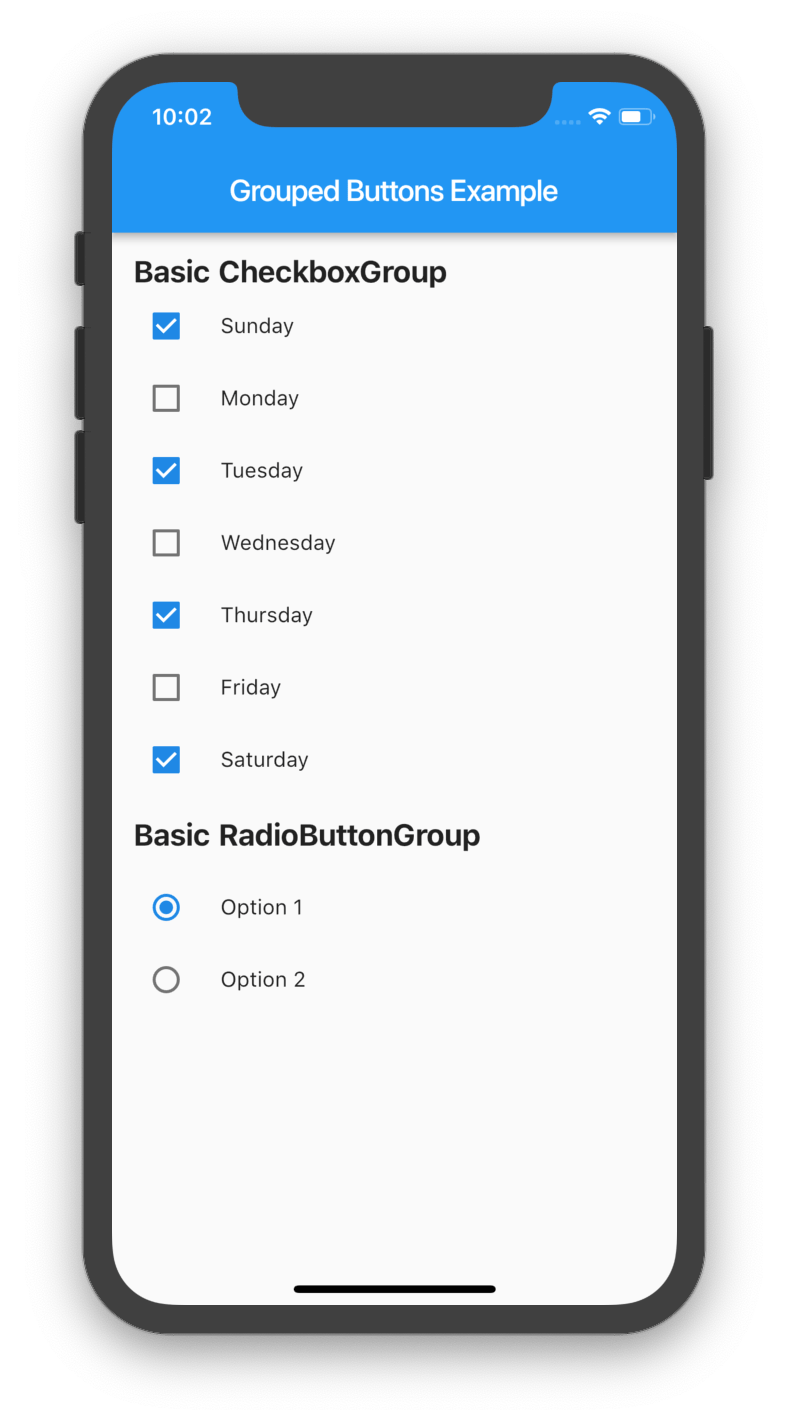 A set of Flutter widgets that makes grouping Checkboxes