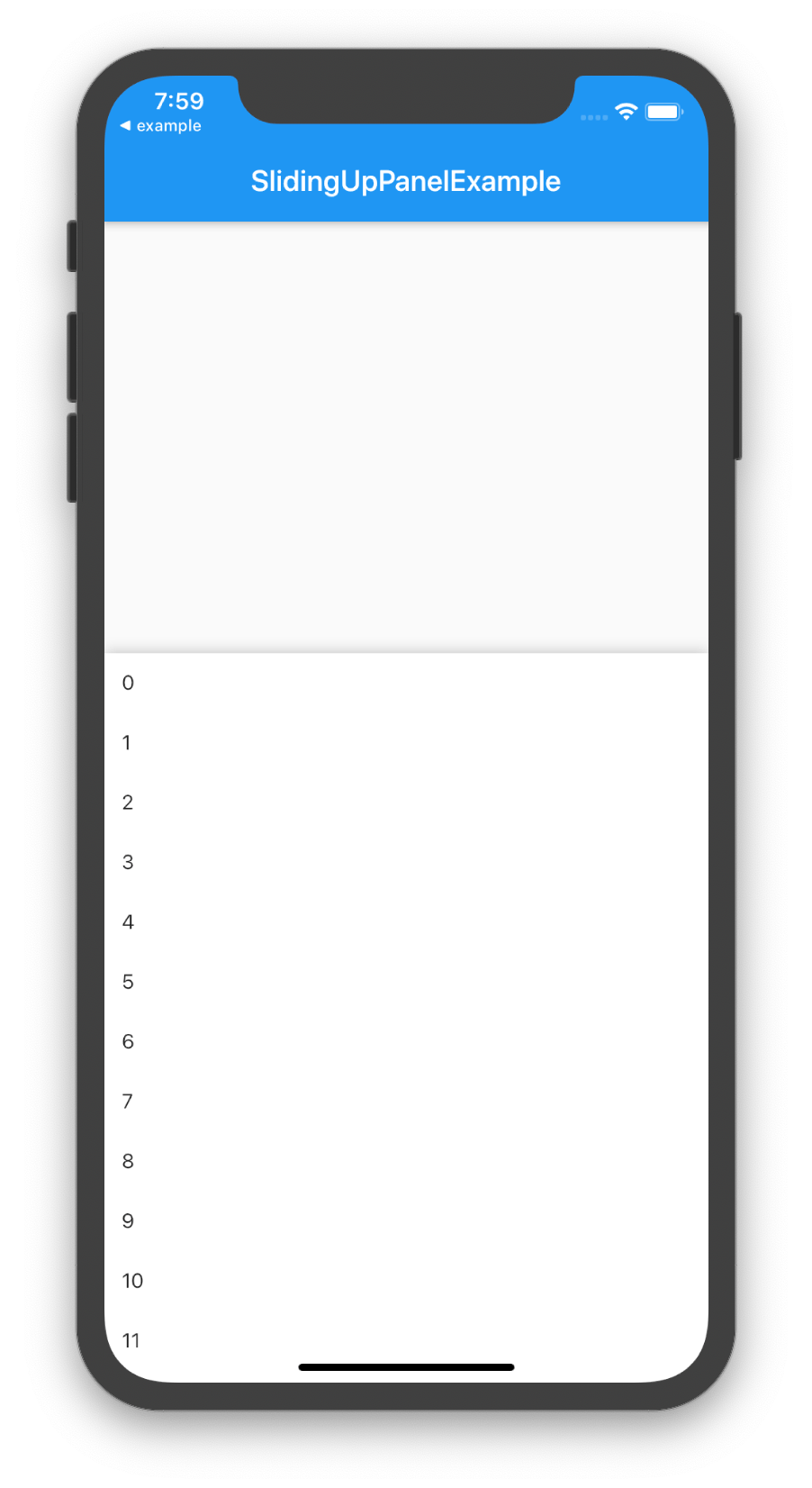 sliding_up_panel Flutter Package