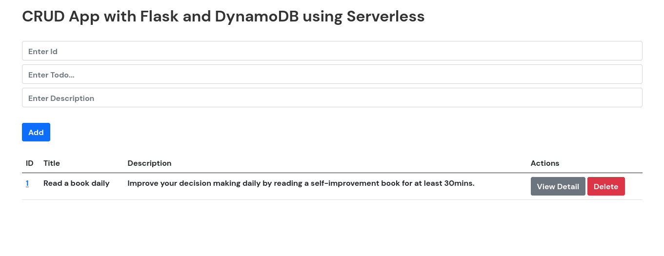 GitHub akshayboddhul/restapiflaskdynamodb